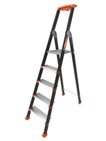 Kopėčios vienpusės profesionalios Tubesca KOLOS, 5 pakopų, 312 cm, 194 cm