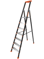 Kopėčios vienpusės profesionalios Tubesca KOLOS, 7 pakopų, 359 cm, 244 cm