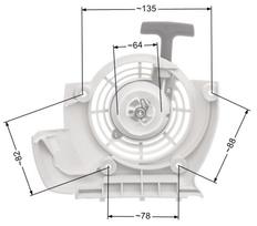 Starteris Stihl Fs120 Fs200 Fs250 Ht250 Nz533