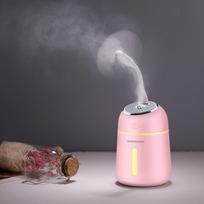 Mini eterinių aliejų difuzorius su USB ventiliatoriaus LED lempa 330 ml ultragarsinis oro drėkintuvas namų biuro automobiliui 3 viename aromatų difuzorius