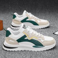 Kokybiški vyriški laisvalaikio batai sportbačiai vyras nauji suvarstomi plokščiapadžiai lauko kvėpuojantys platforminiai batai Zapatillas De Hombre 39 white
