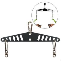 LAT Pull Down T Bar Spreader Pulldown Machine Handle Double to Single D Cable Row