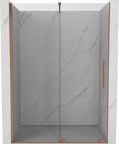 Stumdomos dušo durys Mexen Velar, Brushed copper, 160 cm