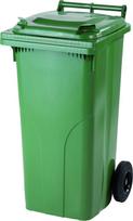 Europlast Austria ATESTY atliekų ir šiukšlių dėžė - žalia, 120 l