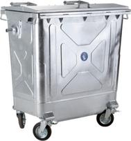 Gsg24 Metalinis plieninis konteineris pelenų atliekoms EN 840-2 770L