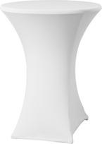 Hendi Apvali staltiesė be lyginimo Ø 80 cm Džersio audinys baltas - 813157