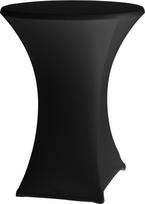 Hendi Apvali staltiesė be lyginimo Ø 80 cm Džersio audinys juodas - 813164