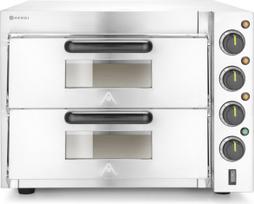 Hendi Dviguba picų kepimo krosnis 2 didelėms picoms 3000 W 230 V - 220283