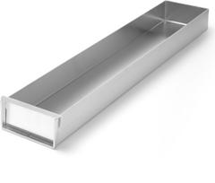Hendi Stačiakampė uždaroma aliuminio kepimo forma 580x100x(H)50mm 689851