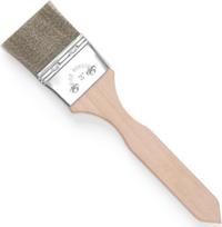 Hendi Virtuvinis riebalų šepetėlis iš nerūdijančio plieno su vielos šereliais, platus 50x220mm - 515396