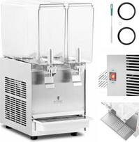 Royal Catering Dvigubas šaldymo aparatas gėrimų sultims 2 x 10 l 290 W