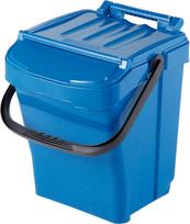 Sartori Ambiente URBA PLUS 40L atliekų rūšiavimo šiukšliadėžė - mėlyna