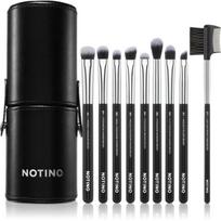 Notino Makeup Brushes Eye Area Professional Make-Up Brush Set makiažo šepetėlių rinkinys su dėklu