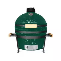 Kepsninė (Grilis) BIGGRILL Kamado Mini 16" žalias + daugiafunkcinė 2 zonų sistema + plieninis pelenų valymo įrankis + kepsninės uždangalas + keramikinis vištos laikiklis