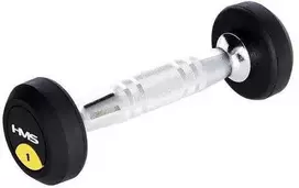 Guminis hantelis HMS HG Pro - 1 kg