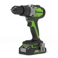Akumuliatorinis gręžtuvas Greenworks GD24DD60K2 (su 1x2Ah akumuliatoriumi ir 2Ah krovikliu)