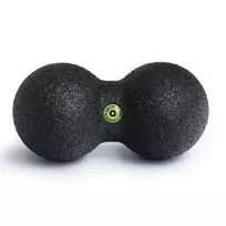Masažo kamuolys Blackroll DuoBall 12 cm, juodas