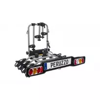 Autobagažinė Peruzzo Parma 4 dviračiam ant grąžulo (plienas, atlenkiama)