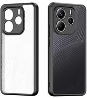Juodas / skaidrus dėklas Xiaomi Redmi Note 14 5G telefonui "Dux Ducis Aimo"