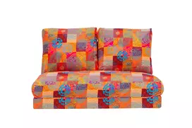 Dvivietė sofa-lova Hanah Home Taida , daugiaspalvė, 95,5 x 90