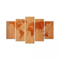 Dekoratyvinis paveikslas (5 vnt.), Wallxpert, daugiaspalvis, 110 x 60, cm