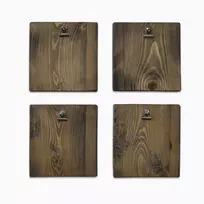 Dekoratyvinis eglės sienos aksesuaras, Hanah Home, Riešutas, 14 x 14 x 1,6, cm
