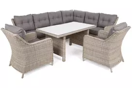 Kampinis lauko baldų komplektas California Beige