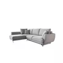 Kampinė sofa Larde su patalynės dėže, audinys Gusto 86