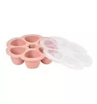 Silikoninis kūdikio maisto konteineris Multiportions Beaba (6 x 150 ml), Pink