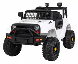 Elektromobilis Jeep Dark Night, baltas