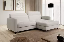 Kampinė sofa Gomsi su patalynės dėže, audinys Royal 01
