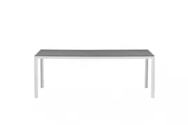 Sodo valgomojo stalas Break 205x90 baltas/pilkas