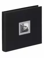 Albumas  WALTHER FA-209-B B&W 26x25 50psl juodi | kampučiai/lipdukai | knyginio rišimo | lininis | viršelyje vieta nuotraukai