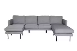 U formos sofa Zoom - pilka