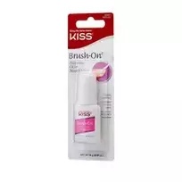 Kiss My Face Brush-On Nail Glue - Quick-drying nail glue with an application brush, 5.0g