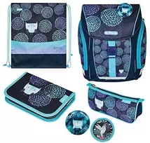 Mokyklinė kuprinės rinkinys HERLITZ FILOLIGHT PLUS - Flower Owl, 50037889