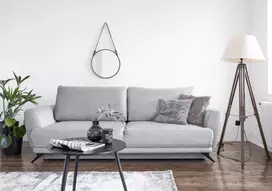 Sofa - lova Megis su patalynės dėže pilka, Monolith 84