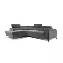 Kampinė sofa Laurence su patalynės dėže, audinys Paros 06