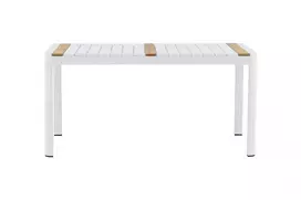 Lauko stalas Togo, 150x90 cm, Balta/Akacija