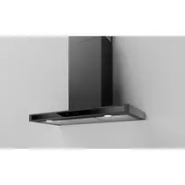 Montuojamas prie sienos kamino tipo gartraukis Esistyle Moon Wall 60 BLACK Motor on Board