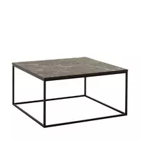 Kavos staliukas, Hanah Home, juodas Marmuras, 80 x 42 x 80, cm