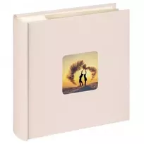 Albumas WALTHER ME-110-W Fun cream white 10x15 200, balti lapai | kišeninis | knyginio rišimo | viršelyje keičiama nuotrauka