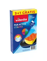 Kempinės Vileda Pur Active Colors 4 vnt.