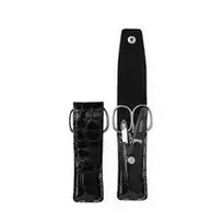 DuKaS PL808 Synthetic Leather Solingen  Black travel manicure