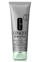Clinique - Detox kaukė ir pilingas All About Clean (du viename anglies kaukė + šveitimas) - 100 ml