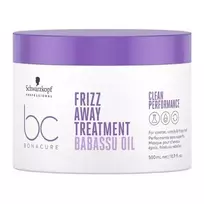 Schwarzkopf Professional - maitinamoji kaukė nepaklusniems ir slenkantiems plaukams BC Bonacure Frizz Away (gydymas) - 500 ml