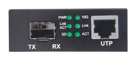 Intellinet 508193 Media Konwerter 10GBase-T ir 10GBase-R, 1x 10GB SFP+/10GB RJ45