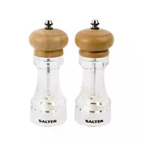Druskos ir pipirų malūnėliai Salter 7607 WDXR Beech Wood