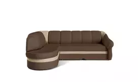 Kampinė sofa Benano su patalynės dėže, audinys Soft 15, Soft 18