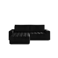 Kampinė sofa Bonett su patalynės dėže, audinys Mat Velvet 99